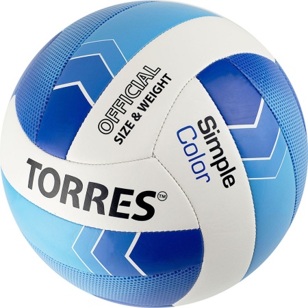 Купить Мяч волейбольный Torres Simple Color любительский р.5 в Верхнеуральске 